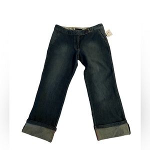 Y2K The Limited Vintage Crop Cuffed Jeans Sz 10